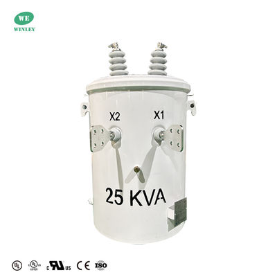 Αγορά Μετασχηματιστής UL Certification 25 Kva Μονοφασικός Επιπολής Τοποθέτησης  Διανομής Ενέργειας Εναέριος Μετασχηματιστής Εμβαπτισμένος σε Λάδι 12470V Προς 480V DOE 2016 ηλεκτρονική κατασκευή