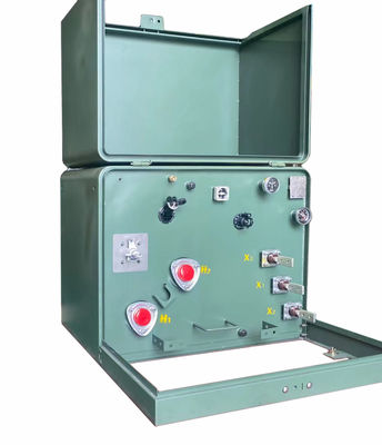 100KVA τοποθετημένος μαξιλάρι μετασχηματιστής 7200V 12470V ενιαίας φάσης