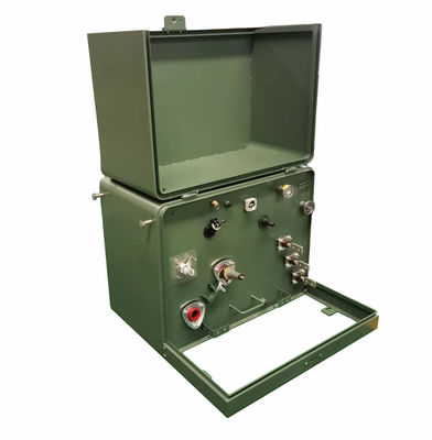 75KVA μετασχηματιστής τοποθετημένο μαξιλάρι 19920V 34500V τύπων πετρελαίου ενιαίας φάσης