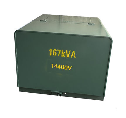 167KVA μετασχηματιστής 34500V 19920V 480Y 277V τύπων πετρελαίου ενιαίας φάσης
