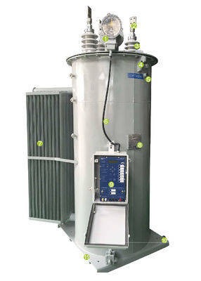 Ρυθμιστής γραμμών μετασχηματιστών 19920V 200KV BIL τύπων πετρελαίου 500KVA 200A