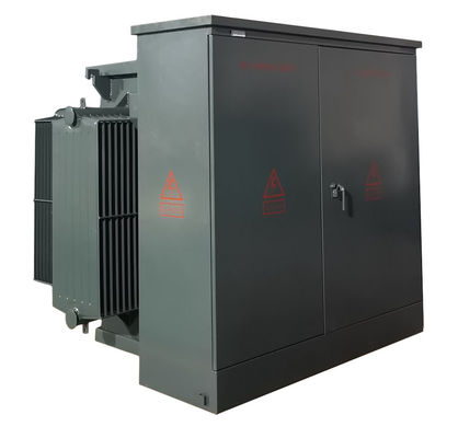 2500KVA τοποθετημένη μαξιλάρι τροφή βρόχων μετασχηματιστών 13800V 124700V τύπων πετρελαίου