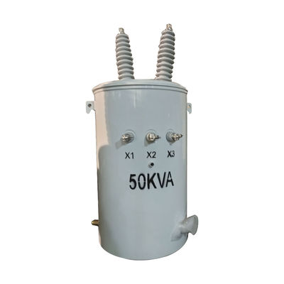 12.4kv 240v 50kva μετασχηματιστής διανομής βυθισμένου σε λάδι μετασχηματιστής μονό φάσης