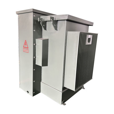 150 Kva Τριφασικός μετασχηματιστής ηλεκτρικού μετασχηματιστή που είναι τοποθετημένος σε πλακέτα Ραδιακή τροφοδοσία βήμα προς τα κάτω 12470V έως 208V
