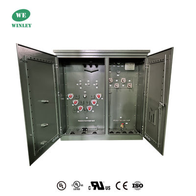 Μετασχηματιστής διανομής 3 φάσεων 2500 Kva 13200v έως 480y/277 για εξωτερικούς χώρους