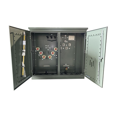 750kva 3 φάσεις ζωντανό νεκρό εμπρόσθιο πλακάκι τοποθετημένος ηλεκτρικός μετασχηματιστής 13200v έως 480v 304 Ατσάλι FR-3 λάδι