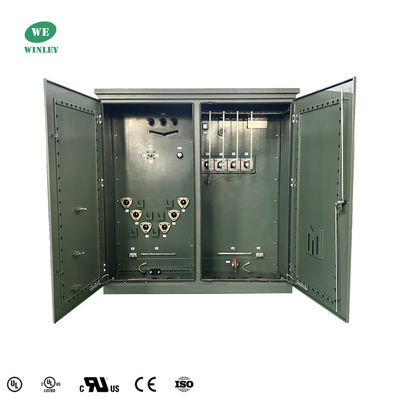 2500kva Τρεις Φάσεις Πάρτης Εγκαταστημένος Μετασχηματιστής ANSI IEEE Τυπική Ηλεκτρική Δύναμη 12.47kv έως 4160V