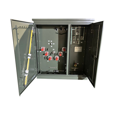 150kva Pad Mount Τριφασικός μετασχηματιστής διανομής με βύθισμα σε λάδι ισχύος 34500V έως 208V ANSI / IEEE C57