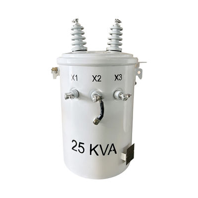 25KVA μονοφασικός μετασχηματιστής 4160V έως 120V ANSI / IEEE C57