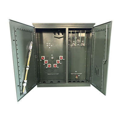 2500 Kva Τριφογενής μετασχηματιστής ηλεκτρικής ενέργειας που είναι τοποθετημένος σε πλακέτα υψηλής τάσης 35KV έως 480V