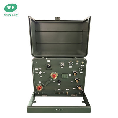 167Kva Μονό φάση Pad Mounted μετασχηματιστής Διανομή κατοικίας 13.8KV DOE 2016 Standard
