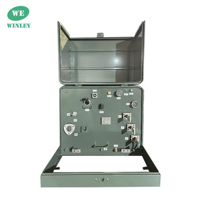 Οικιακό 200Kva μονό φάση Pad Mounted μετασχηματιστή Διανομή πετρελαίου βυθισμένο 34500V έως 120V