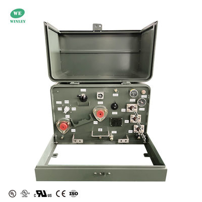 UL 37.5KVA 13800V έως 240/120V Μετασχηματιστής διανομής βυθισμένου σε λάδι Μετασχηματιστής μονής φάσης που τοποθετείται σε πλακέτα