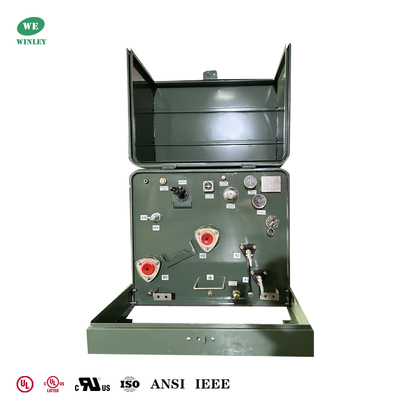 Μετασχηματιστές επί στύλου UL Listed 75Kva Μονοφασικοί Διανομής Ηλεκτρικής Ενέργειας 480V σε 120V Πρότυπα ANSI IEEE