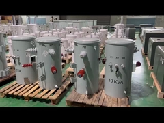 Τύπος CSP μονό φάσης Μετασχηματιστή που τοποθετείται σε στύλο, βυθισμένο σε λάδι 4160V έως 120V