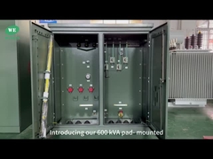 Με πιστοποίηση UL 600Kva 3 Φάσεων Μετασχηματιστής Επίγειος Ελαιου 34.5KV σε 480V Αποτελεσματική Διανομή Ενέργειας