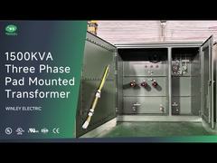 Μετασχηματιστής τριφασικός 1500kva Pad Mounted, με λίστα UL